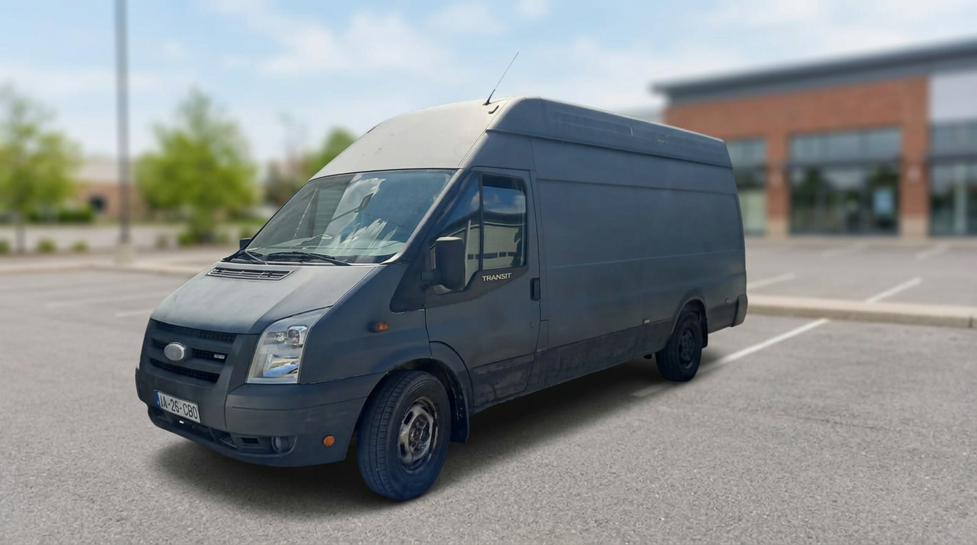 Notre camionnette prête pour un vide maison